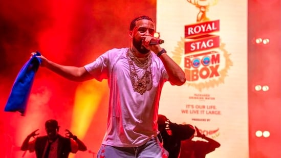 French Montana headlined Royal Stag Boombox in Hyderabad on August 22.