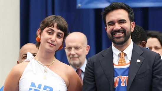 NYC Mayor Zohran Mamdani took his first vacation after assuming office and was accompanied to Coxsackie by wife, Rama Duwaji. (X/@JamieBonkiewicz)