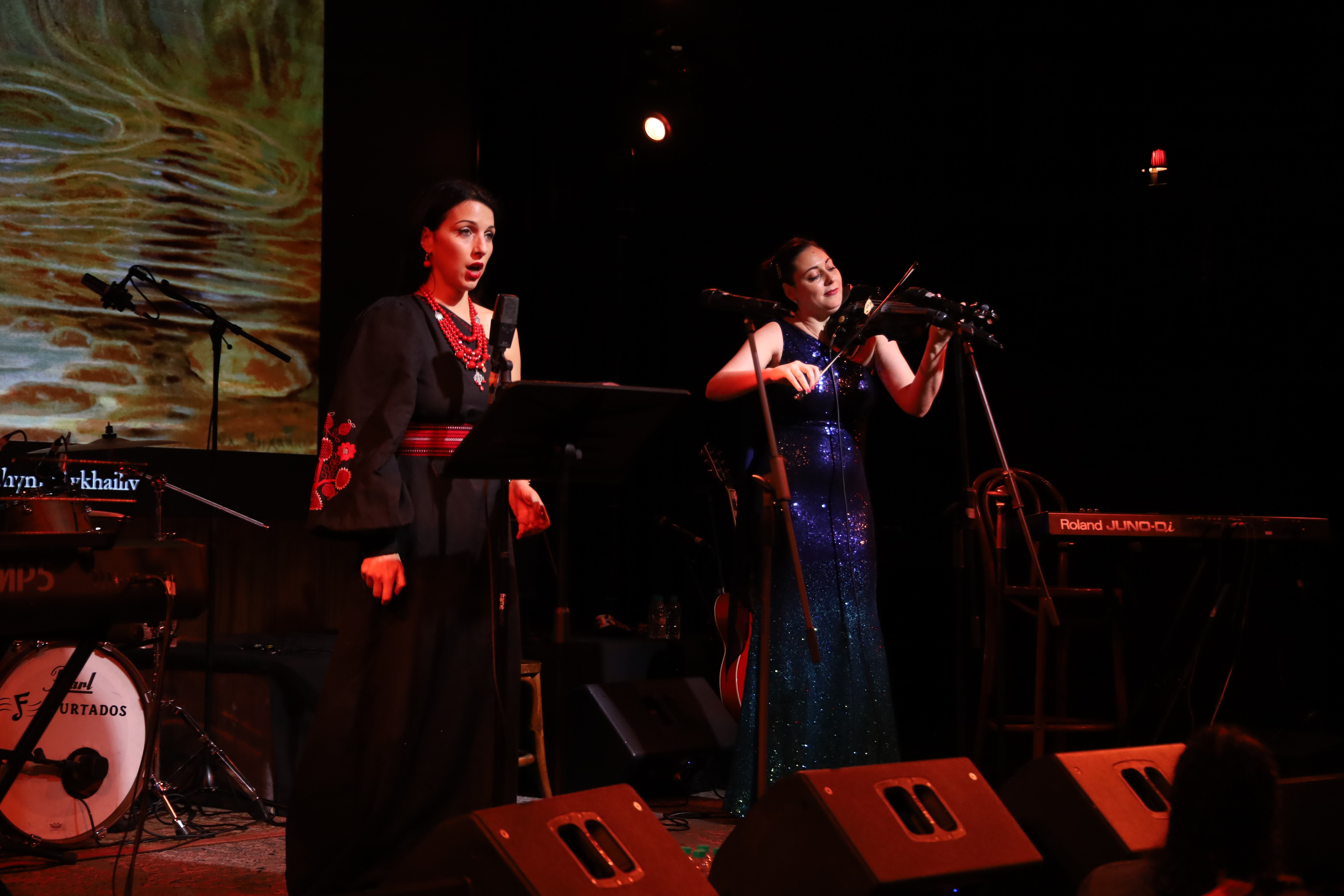 Croatian soprano Silvija Radjen Kumar and Ukrainian violinist Tetiana Mahdych