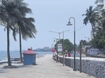 Activist Shiraz Ahmed has issued a legal notice to the Bandra Bandstand Residents’ Trust and USV Private Limited, questioning their “authority to administer, manage and restrict access” to the promenade and adjoining public garden. (HT PHOTO)
