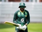 Babar Azam ahead of the second Test vs England.