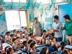 CJP volunteers had visited the Colaba Market School on August 19, 2026. (Raju Shinde/HT Photo)