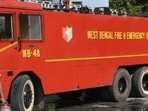 Local youths tried to douse the flames and informed the Domjur police station and the fire brigade.