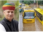 On Monday, at least 14 private school buses with schoolchildren from nursery to Class 12 were stranded for nearly five to six hours across Gurugram.