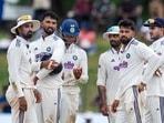 IND vs SL Live score India's Saransh Jain along with captain Shubman Gill, KL Rahul and others wait for the decision of third umpire for a wicket on day three IND vs SL Live score India's Saransh Jain along with captain Shubman Gill, KL Rahul and others wait for the decision of third umpire for a wicket on day three