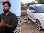 Taking to social media, Dipke took a sarcastic dig at the police and stated that the a sticker of rapist Ram Rahim should have been put on the car instead.