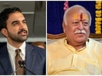 Zohran Mamdani received calls by some activists and political figures calling for the Mayor to cancel RSS' Mohan Bhagwat’s rally at Madison Square Garden.(Reuters/PTI)