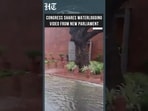 Congress Shares Video Alleging Waterlogging at New Parliament Building