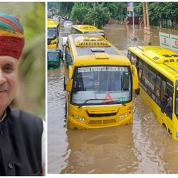 On Monday, at least 14 private school buses with schoolchildren from nursery to Class 12 were stranded for nearly five to six hours across Gurugram.