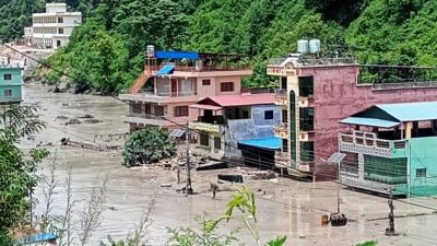 At least nine people were killed in neighbouring Nepal and Tibet. (Reuters) At least nine people were killed in neighbouring Nepal and Tibet. (Reuters)