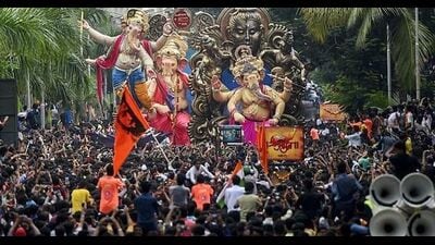 In 2024, media reports stated that the Pune police registered 124 noise pollution cases during the Ganesh festival whereas the police reportedly said that only 30 such cases were registered. (REPRESENTATIVE PIC) In 2024, media reports stated that the Pune police registered 124 noise pollution cases during the Ganesh festival whereas the police reportedly said that only 30 such cases were registered. (REPRESENTATIVE PIC)