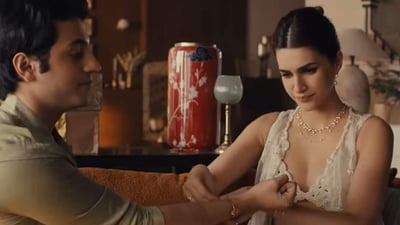 Kriti Sanon in the controversial ad. Kriti Sanon in the controversial ad.