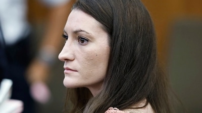 Lindsay Clancy watches as the jury enters the courtroom during her murder trial at Plymouth Superior Court, Monday, Aug. 24, 2026 in Plymouth, Mass. (Greg Derr/The Patriot Ledger via AP, Pool) (Greg Derr/Pool The Patriot Ledge) Lindsay Clancy watches as the jury enters the courtroom during her murder trial at Plymouth Superior Court, Monday, Aug. 24, 2026 in Plymouth, Mass. (Greg Derr/The Patriot Ledger via AP, Pool) (Greg Derr/Pool The Patriot Ledge)