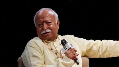 RSS chief  Mohan Bhagwat landed in New York on Tuesday for the first leg of a three-nation outreach tour covering the United States, Canada and the United Kingdom. (REUTERS)