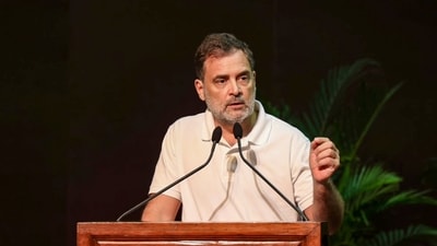 LoP in the Lok Sabha and Congress MP Rahul Gandhi alleged that the BJP government was using the police as a weapon to evade accountability. (X via @INCIndia/PI) LoP in the Lok Sabha and Congress MP Rahul Gandhi alleged that the BJP government was using the police as a weapon to evade accountability. (X via @INCIndia/PI)