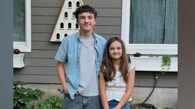 A 12-year-old girl, Charlotte Ghekiere, heroically called 911 during a shooting at her family's home in Montana. A 12-year-old girl, Charlotte Ghekiere, heroically called 911 during a shooting at her family's home in Montana.