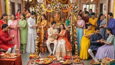 రక్షాబంధన్ రోజు ఈ రంగుల్లో దుస్తులు ధరిస్తే శుభ ఫలితాలు.. మీ రాశి ఏ రంగో చూడండి! (gemini ai) రక్షాబంధన్ రోజు ఈ రంగుల్లో దుస్తులు ధరిస్తే శుభ ఫలితాలు.. మీ రాశి ఏ రంగో చూడండి! (gemini ai)