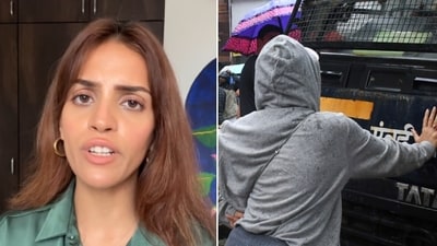 Rhiya Ahir, the model who blocked a Mumbai Police van during a protest recently, has shared her response to the backlash. (Instagram/@rhiyaahir)