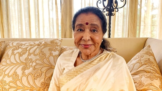 Asha Bhosle had playbacked for a feature film in 2023.