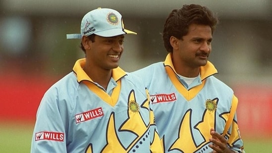 Debasish Mohanty and Javagal Srinath in the World Cup 1999.