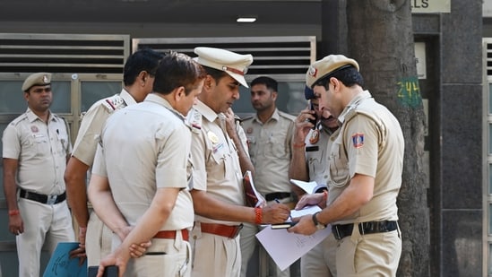 The clarification from Delhi Police came after a video circulating on social media purportedly showed a protest at the Jantar Mantar. (Hindustan Times)
