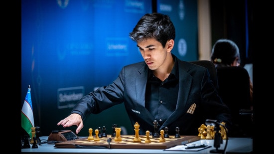 Javokhir Sindarov of Uzbekistan will challenge D Gukesh in the World Championship. (FIDE)