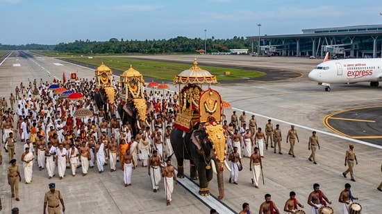 Real estate trivia: Twice a year, Thiruvananthapuram airport’s runway makes way for the Arattu procession. (Photo for representational purposes only)