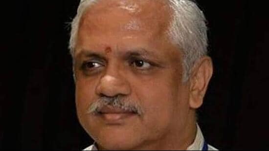 National general secretary (organisation) BL Santosh concluded his two-day visit to Punjab on Tuesday evening. (HT File)