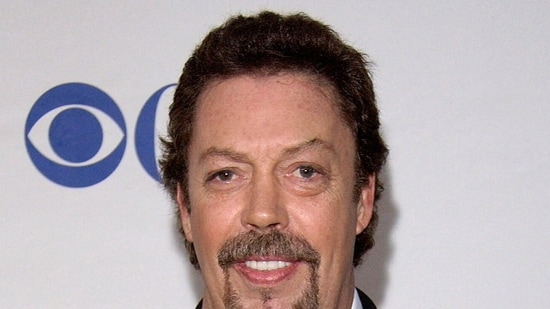 British actor Tim Curry poses for photographers as he arrives for the American Theatre Wing's 59th Annual Tony Awards at Radio City Music Hall in New York, June 5.