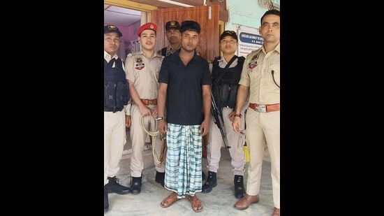 The superintendent of police (SP), STF, Pranab Kumar Pegu said the accused’s name came up during interrogations in the July case. (HT Sourced Photo)