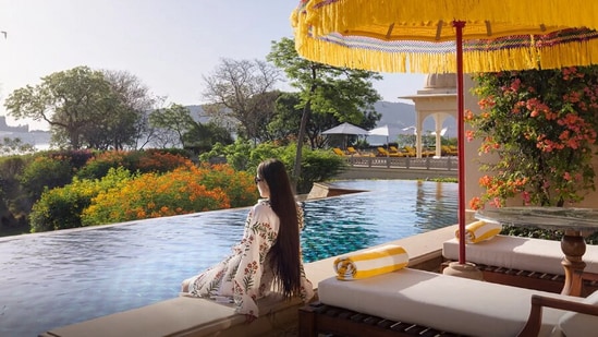 This family stayed at the The Oberoi Udaivilas Hotel from August 14 to 23 and left without paying the bill.