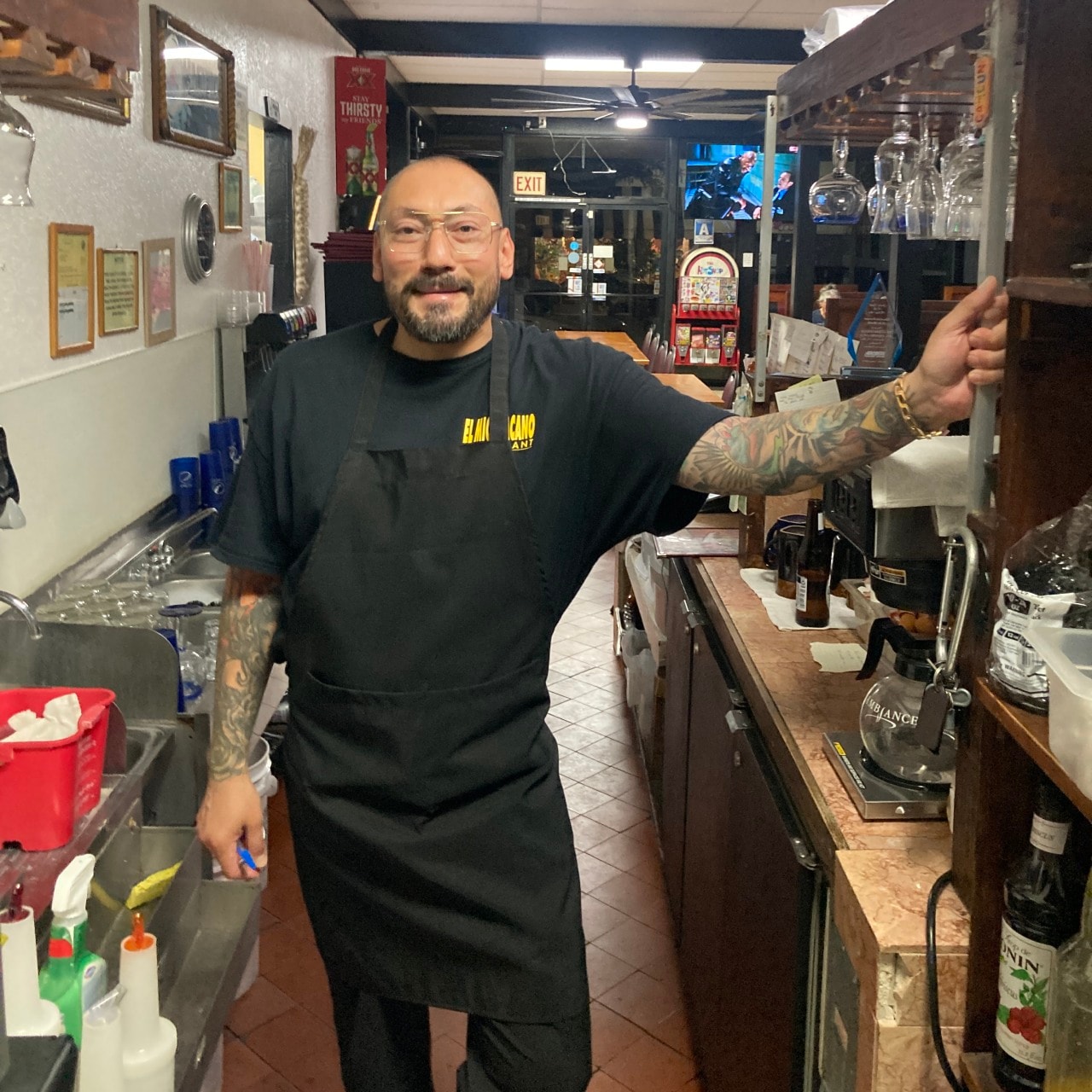 Jeinner Aviles, a Bakersfield resident, runs the El Michoacano restaurant. Jeinner Aviles, a Bakersfield resident, runs the El Michoacano restaurant.