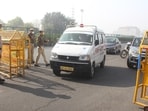 (Representative image) Doctors and drivers say Gurugram’s emergency vehicles often take twice the expected time, while officials promise road repairs and smoother ambulance transit. (Yogendra Kumar/HT PHOTO)