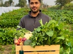 Mantaj Sidhu chose organic farming over his corporate career at Google.(Mantaj Sidhu)