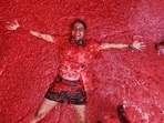 Every year, the small town of Bunol, near Valencia in Spain, turns red as revellers arrive to celebrate the world's biggest tomato fight, La Tomatina.&nbsp;