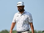 J.J. Spaun’s withdrew during the sixth hole of the opening round at East Lake Golf Club.(AFP)