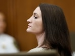 Lindsay Clancy listens to testimony during her murder trial in Plymouth Superior Court, on Wednesday, Aug. 26, 2026 in Plymouth, Mass.  (Greg Derr  /The Patriot Ledger via AP, Pool)