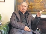 MP Rao Inderjit Singh said past development altered natural stormwater flows and called for clearing encroachments, protecting water bodies and improving rainwater harvesting. (HT Archive)