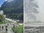 Snippets from a video shared by a man in Nepal who was later rescued. (Instagram/@vivek357155)