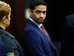 Mario Fernandez Saldana reacts after the guilty verdict in his trial at the Duval County Courthouse in Jacksonville, Fla., on Wednesday, Aug. 26, 2026. (Corey Perrine/The Florida Times-Union via AP, Pool)(Corey Perrine/Pool The Florida T)