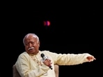 Rashtriya Swayamsevak Sangh (RSS) chief Mohan Bhagwat is set to feature at a rally in New York. (REUTERS)