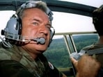Bosnian Serb army Commander General Ratko Mladic