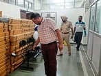 Police, bomb disposal teams searched the headquarters and zonal offices of the municipal corporation. (HT File)