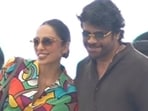 Sobhita Dhulipala shared a sweet moment with Nagarjuna and Amala.