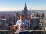 Stan Wawrinka of Switzerland, winner of the 2016 U.S. Open tennis tournament poses with the trophy  in Manhattan, New York, U.S., September 12, 2016