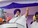 The SAD president also mentioned the murder of Amritpal’s former aide and Sikh activist Gurpreet Singh Hari Nau in Faridkot in October 2024. (HT Photo)