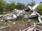 The aircraft took off from the training centre at around 11.30am and crashed 20 minutes later, while on its way back. (PTI)