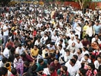 The protest for income-based quotas came ahead of the assembly polls in five states. (ANI)