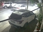 The suspect then drove away in the Scorpio while his accomplices followed in the Honda City. (HT Photo)