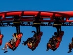 Six Flags X2 remains closed after two women needed emergency brain surgery within six days. Here’s what we know about the ride’s injury history and safety. (REUTERS/David Dee Delgado)